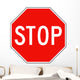Stop Sign Wall Decal