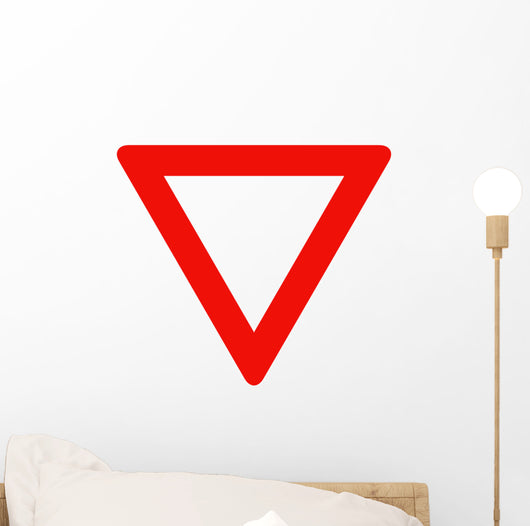Slow Moving Vehicle Triangle Wall Decal