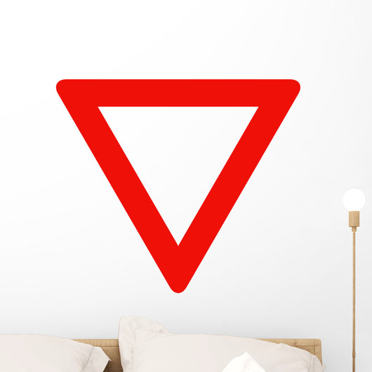 Slow Moving Vehicle Triangle Wall Decal