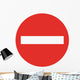 No Entry Sign Wall Decal