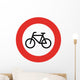 Bicycle Sign Wall Decal