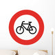 Bicycle Sign Wall Decal