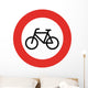 Bicycle Sign Wall Decal