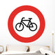 Bicycle Sign Wall Decal
