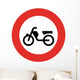 Motorcycle Sign Wall Decal