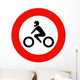 Motorcycle Only Sign Wall Decal