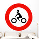 Motorcycle Only Sign Wall Decal