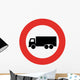Semi-truck Sign Wall Decal