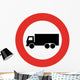 Semi-truck Sign Wall Decal