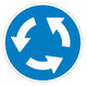 Roundabout Symbol Sign Wall Decal
