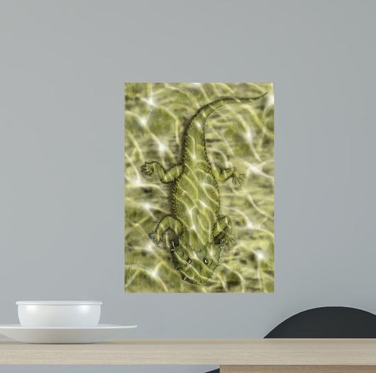 Lanthanosuchus Extinct Genus Parareptile Wall Decal