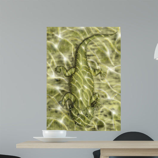 Lanthanosuchus Extinct Genus Parareptile Wall Decal