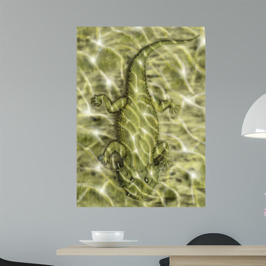 Lanthanosuchus Extinct Genus Parareptile Wall Decal