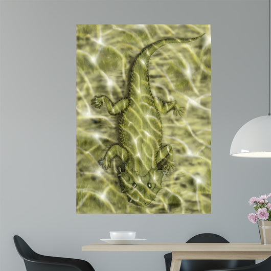 Lanthanosuchus Extinct Genus Parareptile Wall Decal