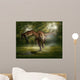 Baryonyx Dinosaur Catches Fish in Wall Decal