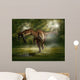 Baryonyx Dinosaur Catches Fish in Wall Decal