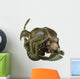 Velociraptor Attacks Protoceratops Wall Decal Design 1