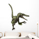 Velociraptor White Wall Decal Design 1