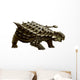 Armored Saichania Ankylosaurid White Wall Decal