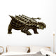 Armored Saichania Ankylosaurid White Wall Decal