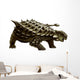 Armored Saichania Ankylosaurid White Wall Decal