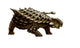 Armored Saichania Ankylosaurid White Wall Decal