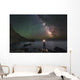 Man Stands Shore Black Wall Decal