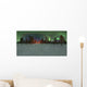 Aurora over Winter Forest Wall Decal