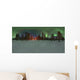 Aurora over Winter Forest Wall Decal