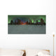 Aurora over Winter Forest Wall Decal