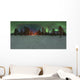 Aurora over Winter Forest Wall Decal
