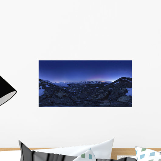 Starry Sky Winter Khibiny Wall Decal