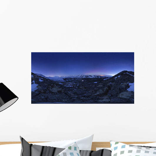 Starry Sky Winter Khibiny Wall Decal