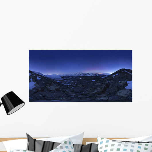 Starry Sky Winter Khibiny Wall Decal