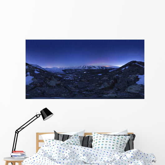 Starry Sky Winter Khibiny Wall Decal