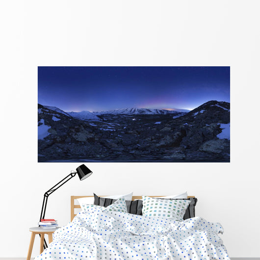 Starry Sky Winter Khibiny Wall Decal