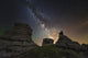 Man Sits Top Demerdzhi Wall Decal