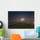 Lone Man Stands Mountains Wall Decal