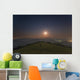 Lone Man Stands Mountains Wall Decal