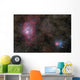 Lagoon Nebula and Trifid Wall Decal