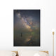 Man Stands Alone Lake Wall Decal