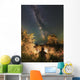 Man Sitting near Campfire Wall Decal
