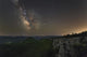 Milky Way over Forest Wall Decal