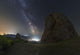 Milky Way over Shining Wall Decal