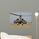 Ah-64a Peten Attack Helicopter Wall Decal Design 4