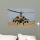 Ah-64a Peten Attack Helicopter Wall Decal Design 4