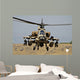 Ah-64a Peten Attack Helicopter Wall Decal Design 4