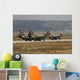 Trio F-16c Barak Jets Wall Decal