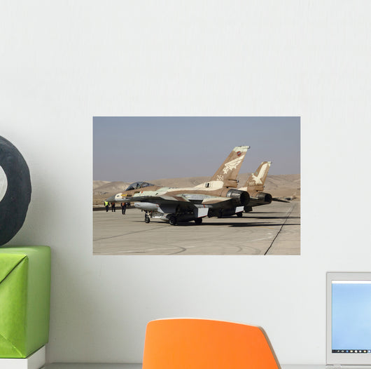 Pair F-16a B Netz Wall Decal