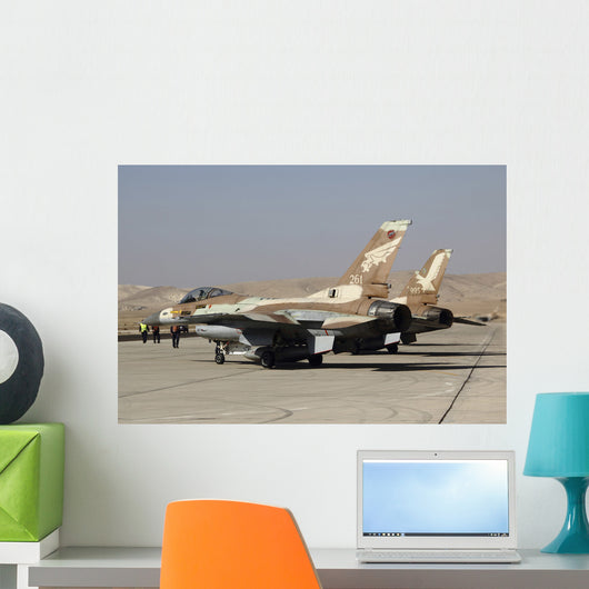 Pair F-16a B Netz Wall Decal